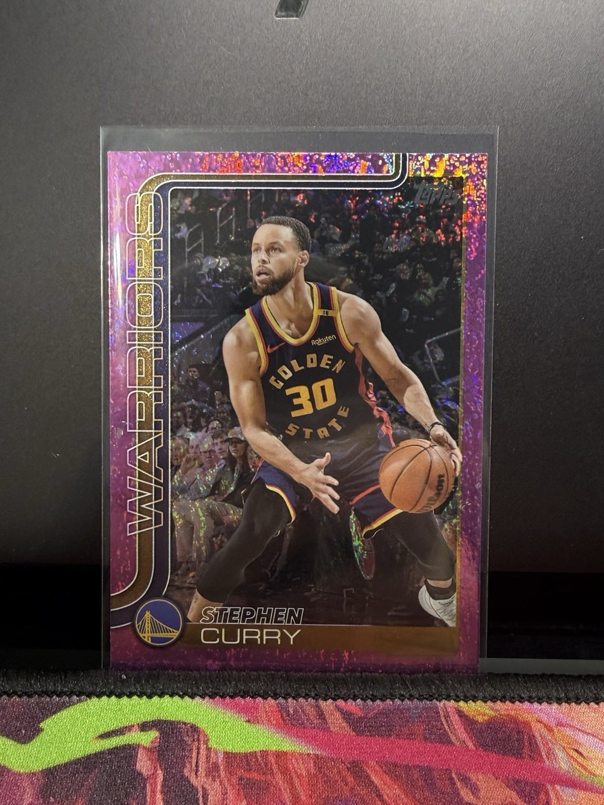 2025-26 Topps - Stephen Curry #135 Pink Holo Foil