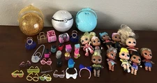 Lot Of 10 LOL Surprise Dolls Balls Ornaments Glasses Bottles Clothes READ MORE