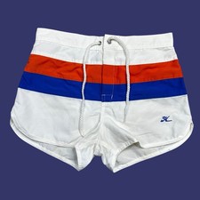 VINTAGE HOBIE SWIM TRUNKS SURF SHORTS ADULT SIZE 30 RARE 80s