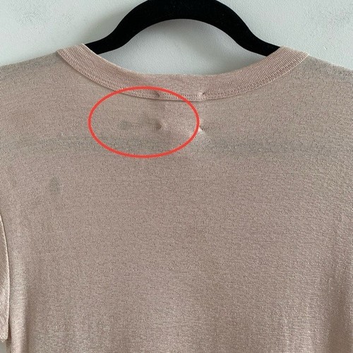 Michael Stars For Anthropologie Pink Short Sleeve Tee One Size *FLAWS* - Picture 8 of 9
