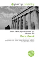 Frederic P. Miller (U. A.) | Doric Greek | Taschenbuch | Englisch (2026)