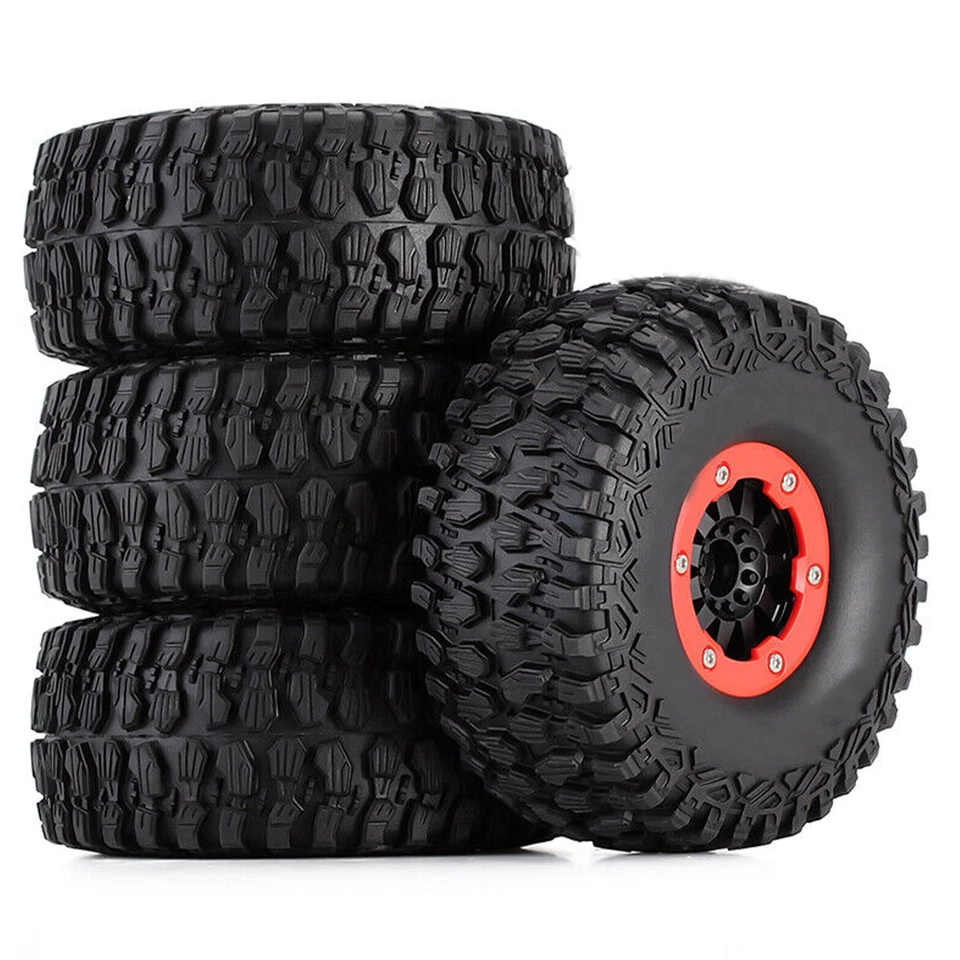 4Pcs 17mm Hub 1/7 RC Wheel Rim Tyres Tires For Traxxas Unlimited Desert Racer - Image 3 of 4