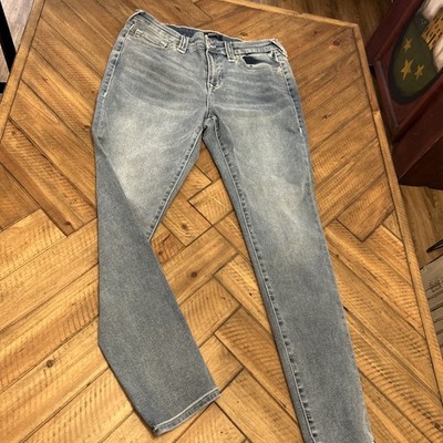 True Religion Women's Jennie Curvy Skinny Stretch Denim Jeans Size 31