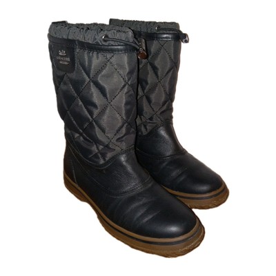 Coach New York Samara Aniline Black Winter Boots A9175 Women's Size 6.5B