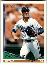 1994 Topps #94 PHIL HIATT Kansas City Royals Gold Foil  MLB Baseball