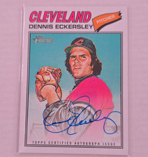 2025 Topps Heritage Real One Autographs Dennis Eckersley #ROA-DE Cleveland