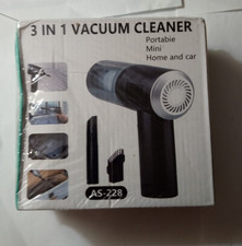 3 In 1 Vacuum Cleaner Portable Mini Home And Car AS-228 USB charged battery