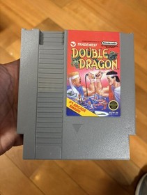 NINTENDO NES DOUBLE DRAGON i TRADEWEST GAME CARTRIDGE, SLEEVE, MANUAL