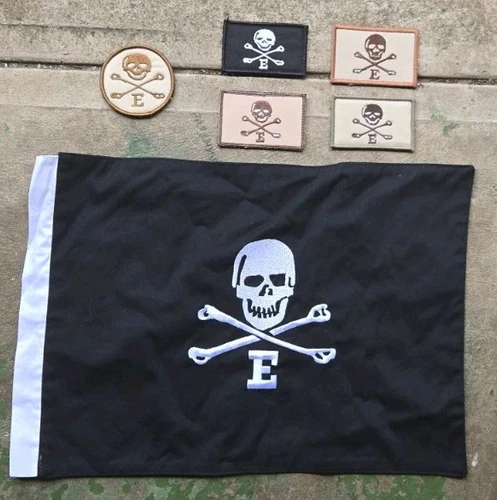 Australian Army Special Forces SASR 2 SQN Squadron E Troop Small Flag W/ Patches - Picture 1 of 4