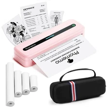 Phomemo M832 Portable Printers Wireless for Travel, Bluetooth Inkless Thermal...