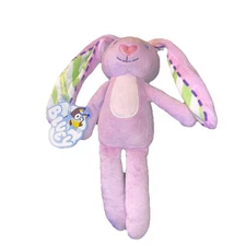 BLUEY FRIENDS FLOPPY STUFFED ANIMAL PLUSH TOY PINK BUNNY 10” Rare HTF
