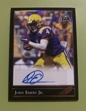 John Emery Jr 2021 Leaf Memories 1992 Base Bronze Spectrum /99 #BG-JEJ Auto