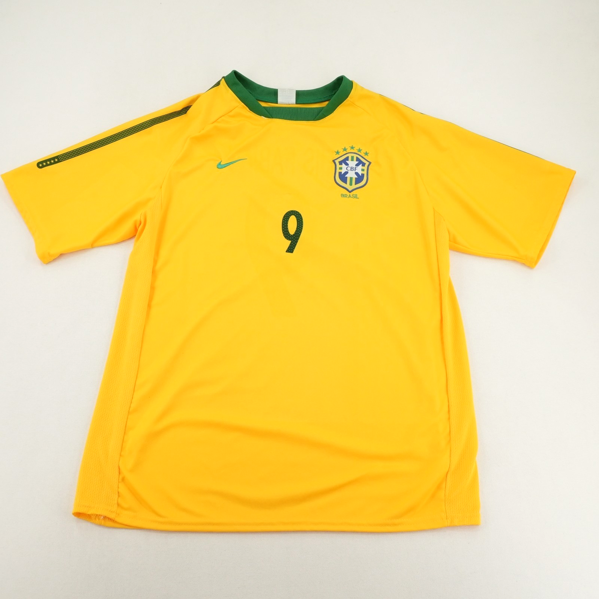 Nike Brazil Home Football Shirt #9 Luis Fabiano Size XL | eBay