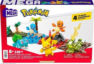 MEGA Pokémon Building Toys Kanto Region Team 130 Piece Set See Description
