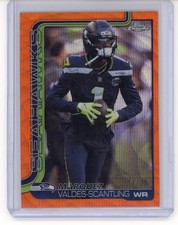 2025 Topps Chrome Football Marquez Valdes-Scantling #272 Orange Wave /25
