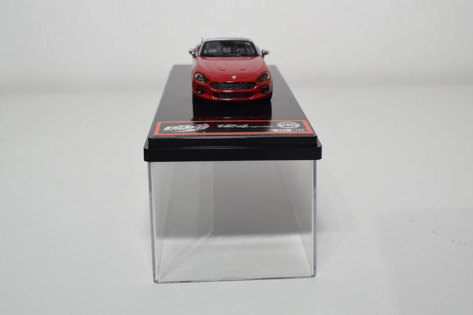 B98 1:43 BBRC181A FIAT 124 SPIDER 2016 ROSSO PASSIONE SIN USAR, EN CAJA 007/124 RARO Foto 4 de 4