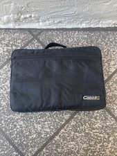 Case It BMI Cassette Tape Storage Travel Black Bag Zippered Handle