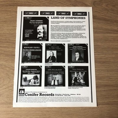 GRAM52 ZEITSCHRIFTENWERBUNG 11X8 NEEME JARVI: SVENDSEN SINFONIEN