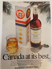Canadian Mist Whisky, Full Page Vintage Print Ad