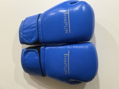 THAPUR Boxing Gloves Blue and Red Training Sparring Equipment for Boxers