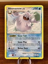 Abomasnow 12/100 Majestic Dawn Rare Pokemon Card 2008