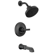 Delta T14489-BL Tetra 14 Series H2Okinetic Tub Shower Trim Kit - Matte Black