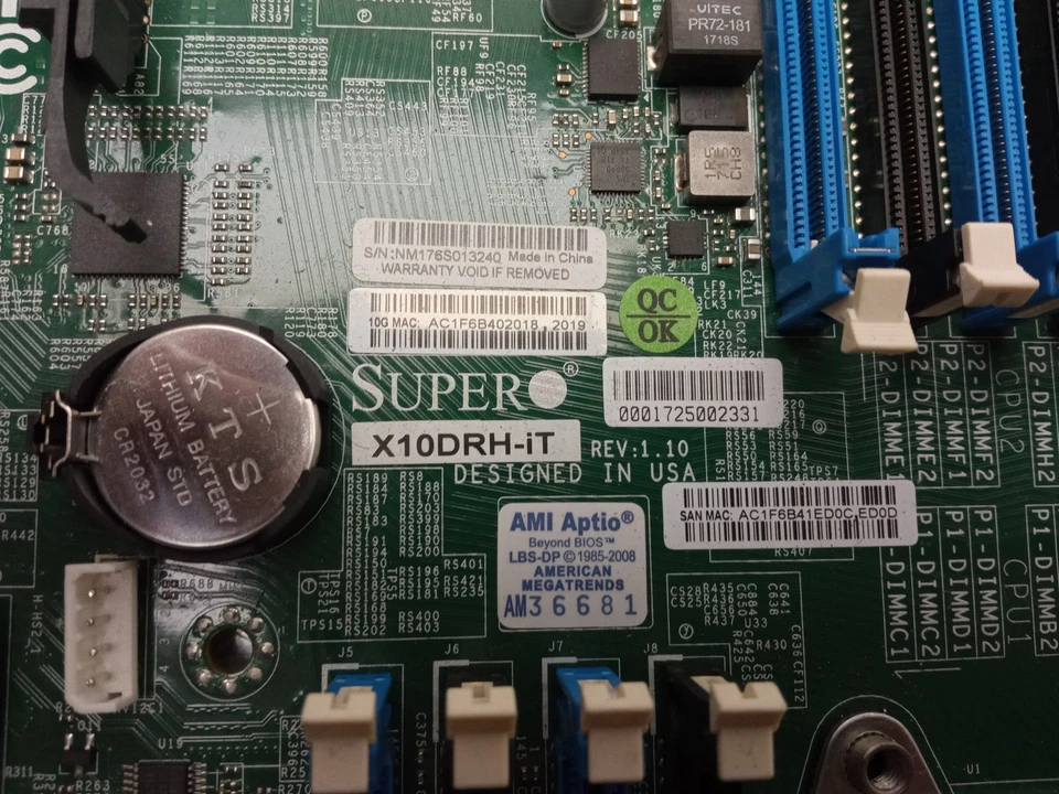 SuperMicro X10DRH-IT Socket LGA2011 DDR4 Server Motherboard With I/O Shield - Image 4 of 4