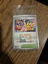 Celebratory Fanfare Pokémon Ace Trainer Card 2025 Pokemon TCG Sealed