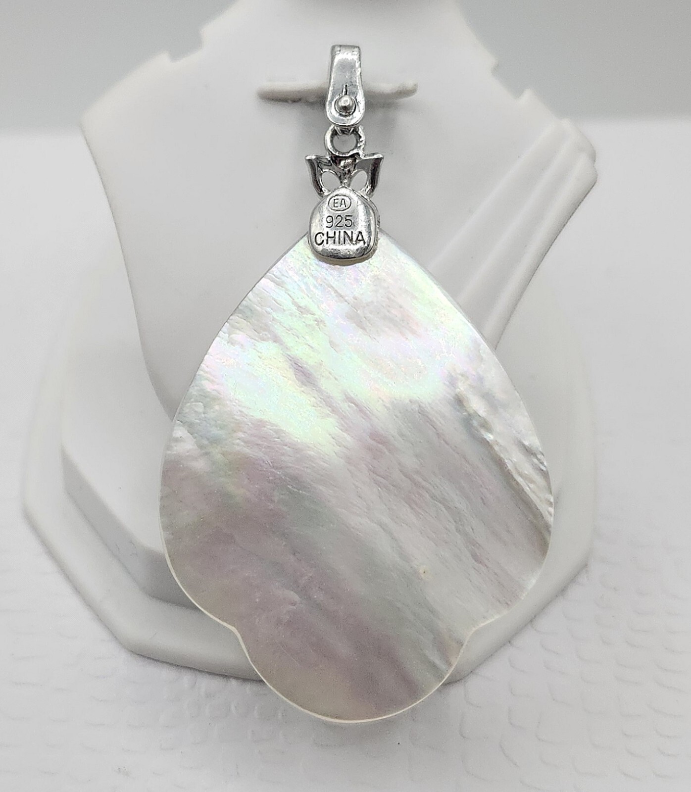 Large EA Designer Signed Sterling Silver Carved M… - image 14