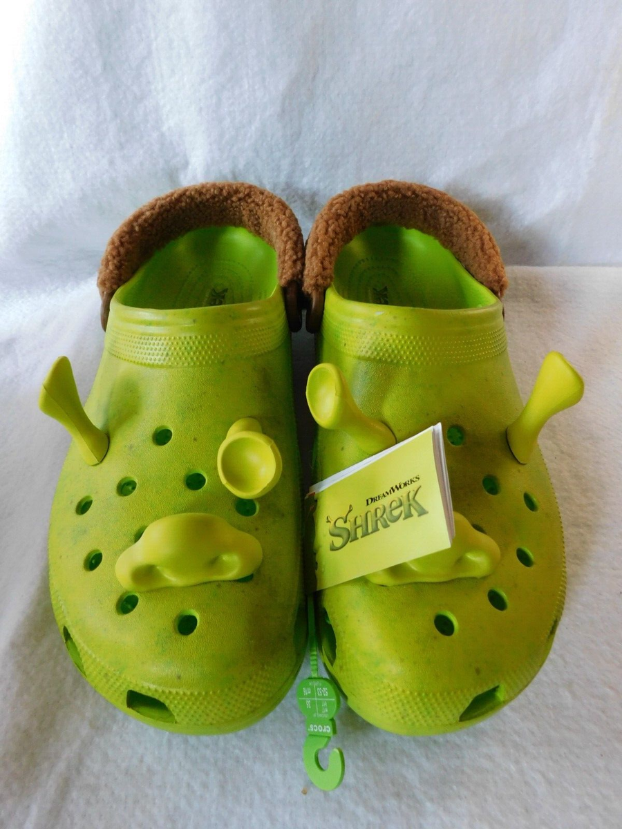 Crocs DreamWorks Shrek Classic Clog Lime Punch Size Mens 17 