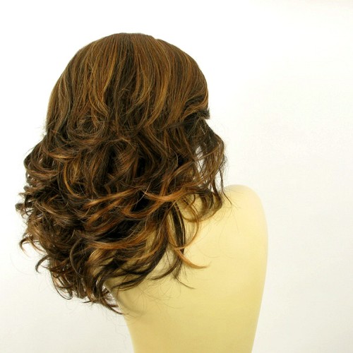 mid length wig for women wavy wick chocolate light copper: 627c charlotte PERUK - Picture 6 of 8