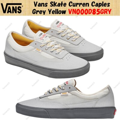 Men\'s 8.5 - VANS Skate Curren Caples Grey Yellow Shoes - 500714 Vans Skate Curren Caples Grey Shoe – Kings Rideshop main image 2