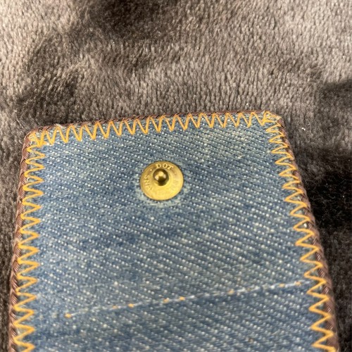 Levi Strauss Wallet Vintages 1970s Original Jean and Leather NM - Picture 11 of 13