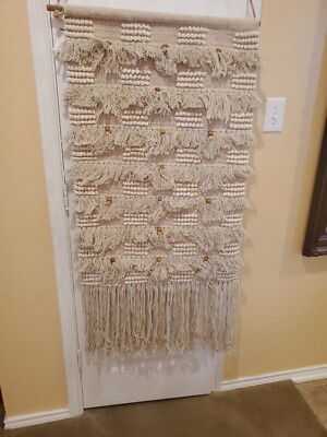 SURYA RUGS & TEXTILE ART  48''H x 24''W Coastal Beige Wall Tapestries