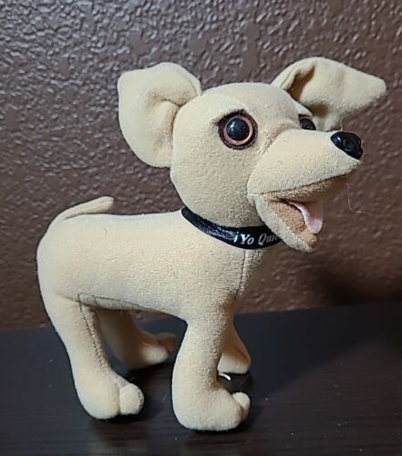 Juguete de peluche vintage de 6” Taco Bell Chihuahua perro "YO QUIERO TACO BELL" con sonido - Imagen 1 de 6