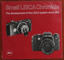 LEITZ SMALL LEICA CHRONICLE BROCHURE, 64 PAGES, 1981, XII/81/FDX/W/157355