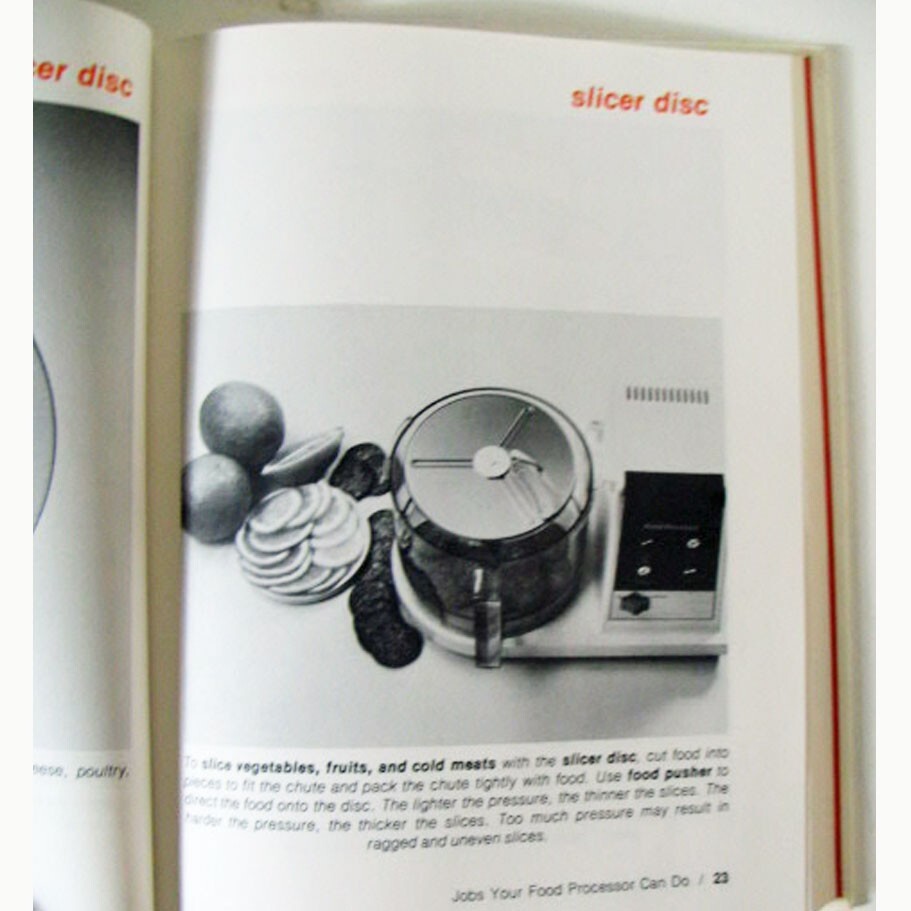 Food Processor Cookery 1978 Hardcover Vintage New Book 200+ Recipes