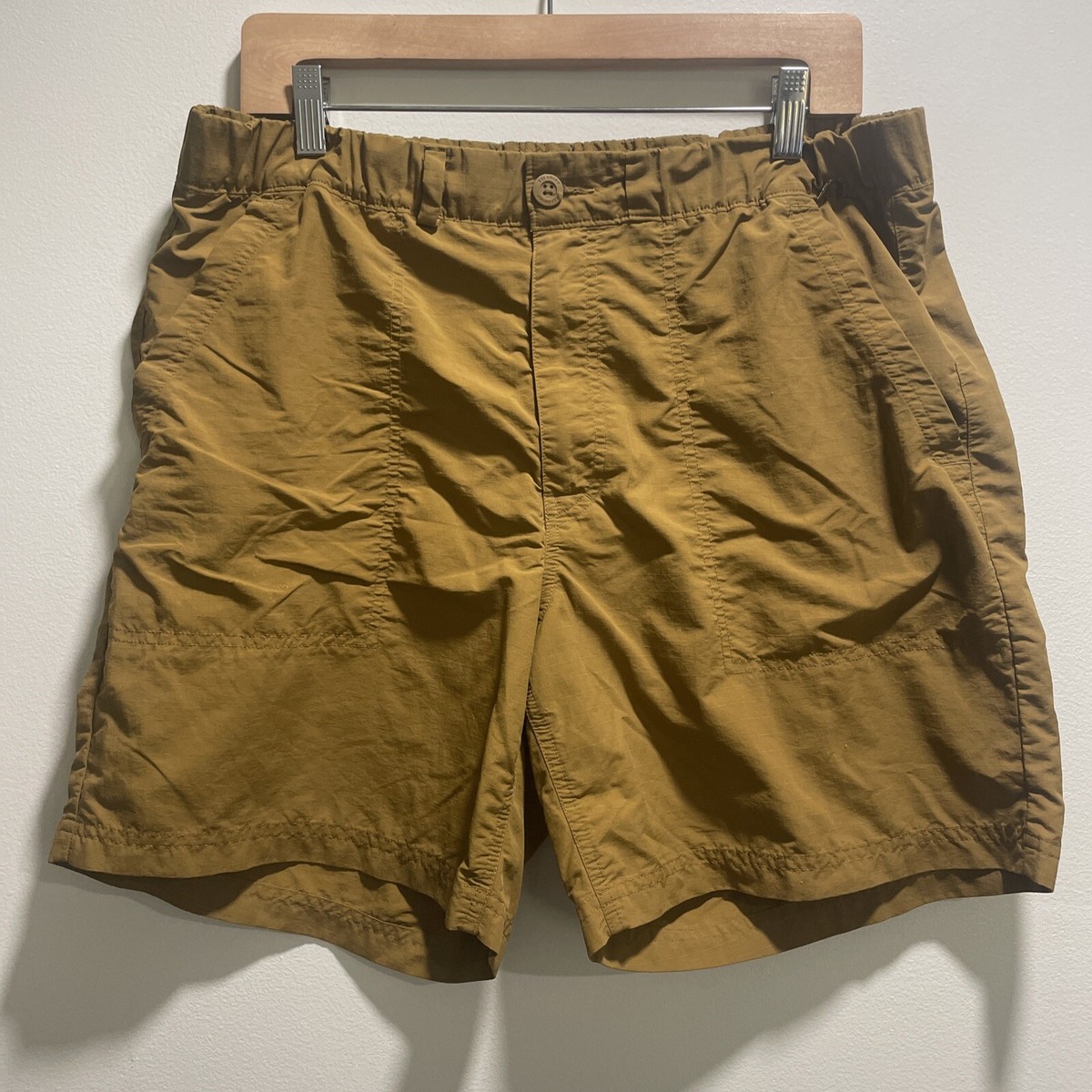 Mens REI Co-op Brown Size Large Hiking Shorts Athletic Casual