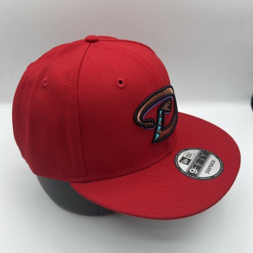 Arizona Diamondbacks Hat New Era 9FIFTY Snapback 100% Wool Alt Logo Cap H81 - Picture 3 of 8