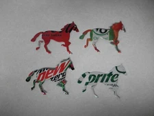 HORSE Christmas Ornament Handmade With A Recycled Aluminum Can You Choose