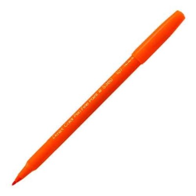 Pentel Lot/2 Arts Color Pen Marker Fiber Tip Fine Point Orange School Office