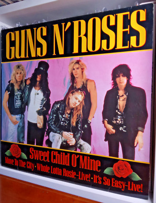 GUNS N ROSES - SWEET CHILD O' MINE 1st Europe Press 1989 SINGLE 12 INCH VG+/VG+