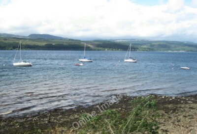 Photo 6x4 Yachts on Loch Fyne Clachan/NN0901 From Creag nam Faoileain c2011