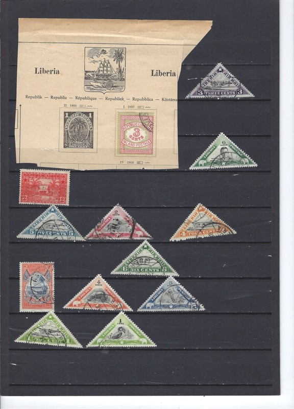 LIBERIA-COLLECTION -MIXED PERIODS--NOT LIFTED-M-U-APPEAR F-VF-SOME BETTER.