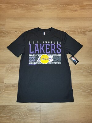 NBA LeBron James 23 Los Angeles Lakers T Shirt Men's Size Small New