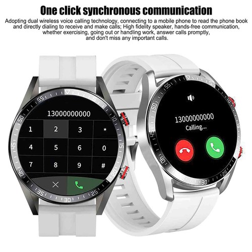 Reino Unido Reloj Inteligente Hombres Mujeres Impermeable Reloj Inteligente Bluetooth Llamada para iPhone Samsung - Imagen 4 de 12