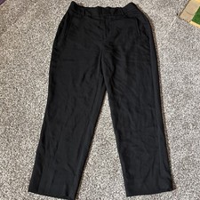 NINE WEST WOMEN'S ANKLE DRESS PANTS, Loose Fit Straight Leg- Size Medium