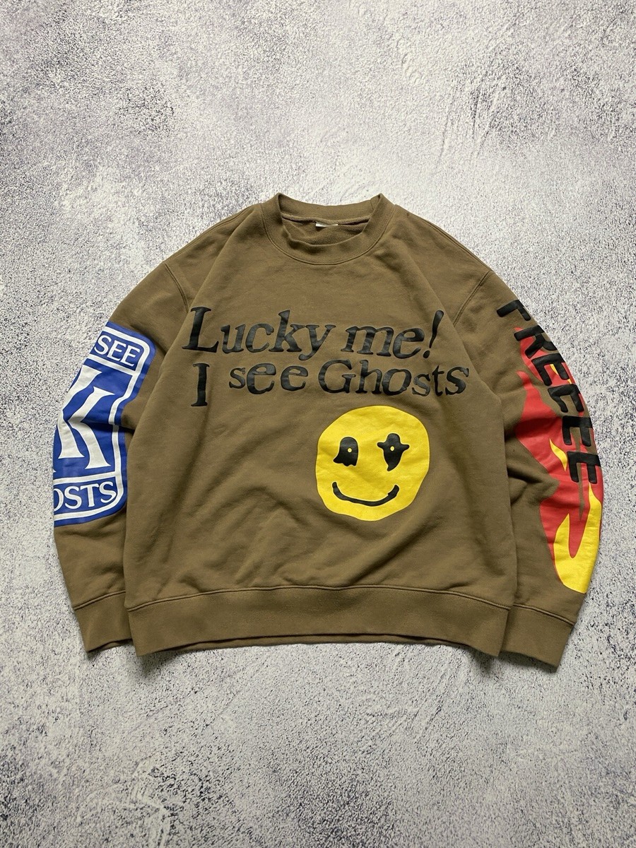 Camp Flog Gnaw Lucky Me! I See Ghost Long Sleeve Crewneck