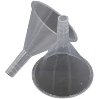 Small Funnel Plastic Clear Filling Wine Making Water Kitchen Baking Cooking Tool - Image 1 of 4