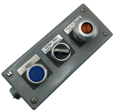 #ad HOFFMANN E 3PB PUSHBUTTON ENCLOSURE CONTROL STATION W ALLEN BRADLEY SWITCH 🎯 $159.96